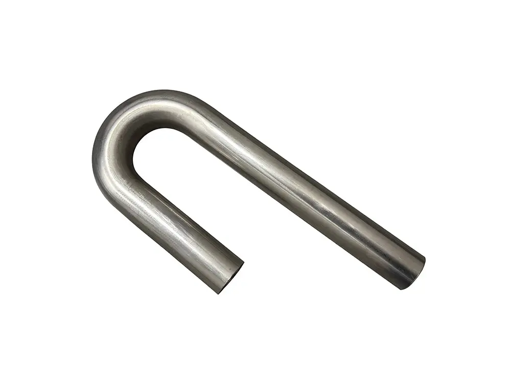 Stainless 1 3/4" - 1 7/8" Exhaust Header Tubing | (J - U Bend 2.25"/2.5" Radius - 12" Long Leg) 1