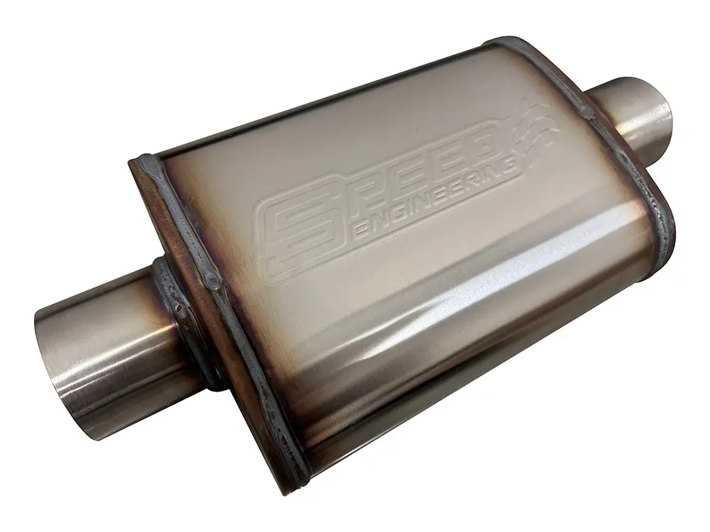 3" Inlet/Outlet "Street Series" Muffler | (Center Inlet/Outlet) 12" Length 1