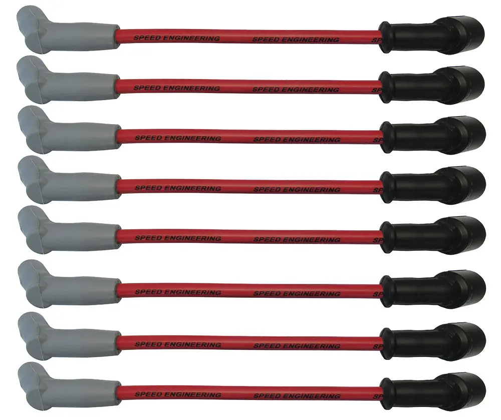 Lt Spark Plug Wires Car, Truck, & Suv 12" Length | (Lt1 & Lt4 Engines) "Red" 1