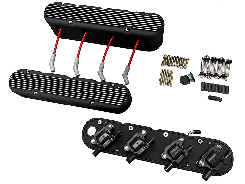 Ls 2 Piece Finned Valve Covers | "Black" (Ls1, Ls2, Ls3, Ls6, Ls7, Ls9 Engines) 1