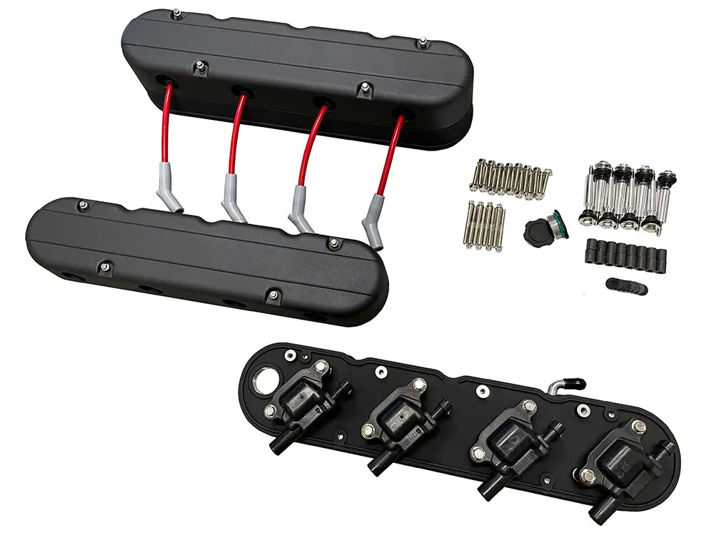 Ls 2 Piece Plain Valve Covers | "Black" (Ls1, Ls2, Ls3, Ls6, Ls7, Ls9 Engines) 1