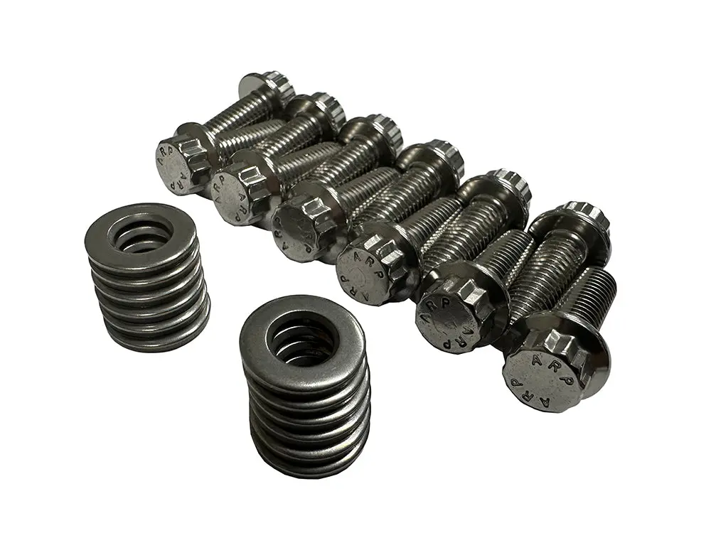 Arp Ls 12Pt Stainless Header Bolts & Washers| (Polished) 1