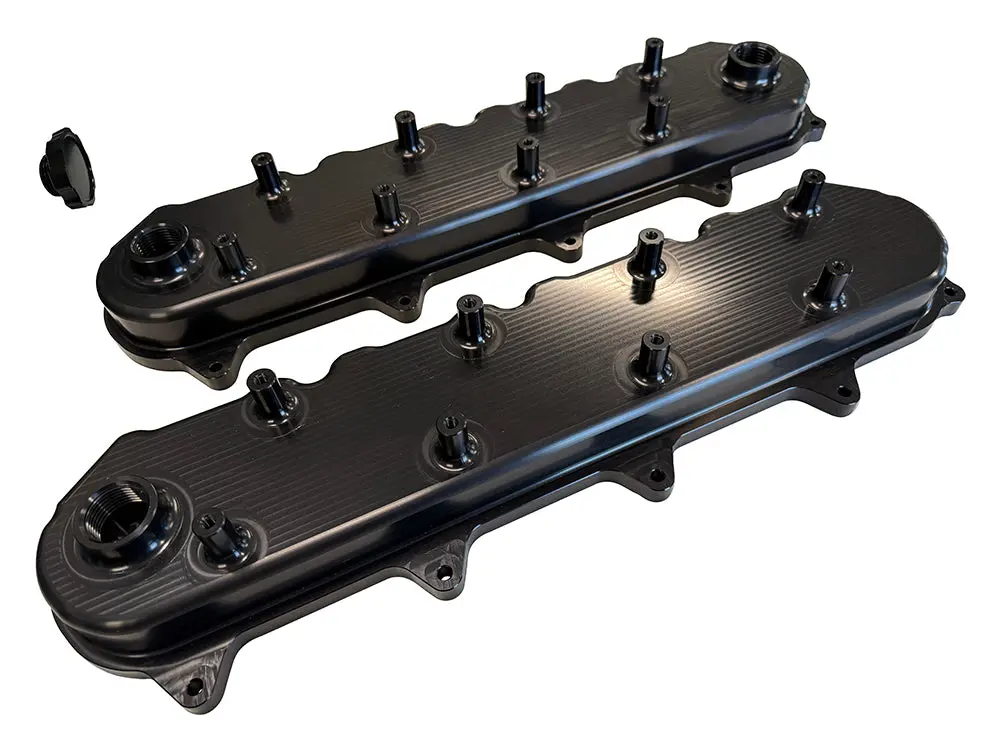 Speed Engineering Lt Billet Valve Covers Anodized Black | (Lt1, Lt2, Lt4 Engines) Universal 1