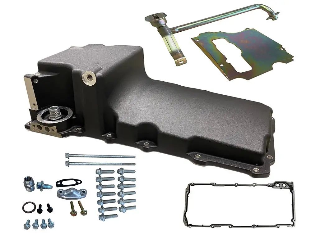 Speed Engineering Ls Swap Conversion Oil Pan "Black" | (Ls1, Ls2, Ls3, Ls6) 1