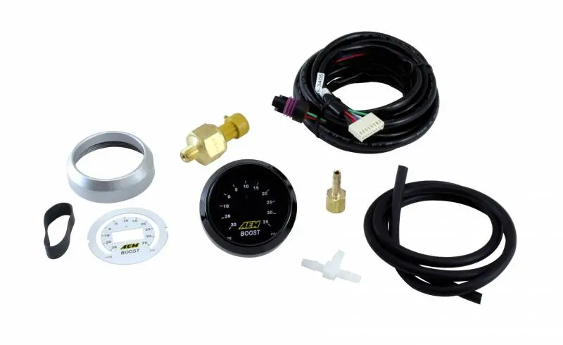 Aem Classic Boost Display Gauge Kit | Reads From -30 To 35 Psi 1