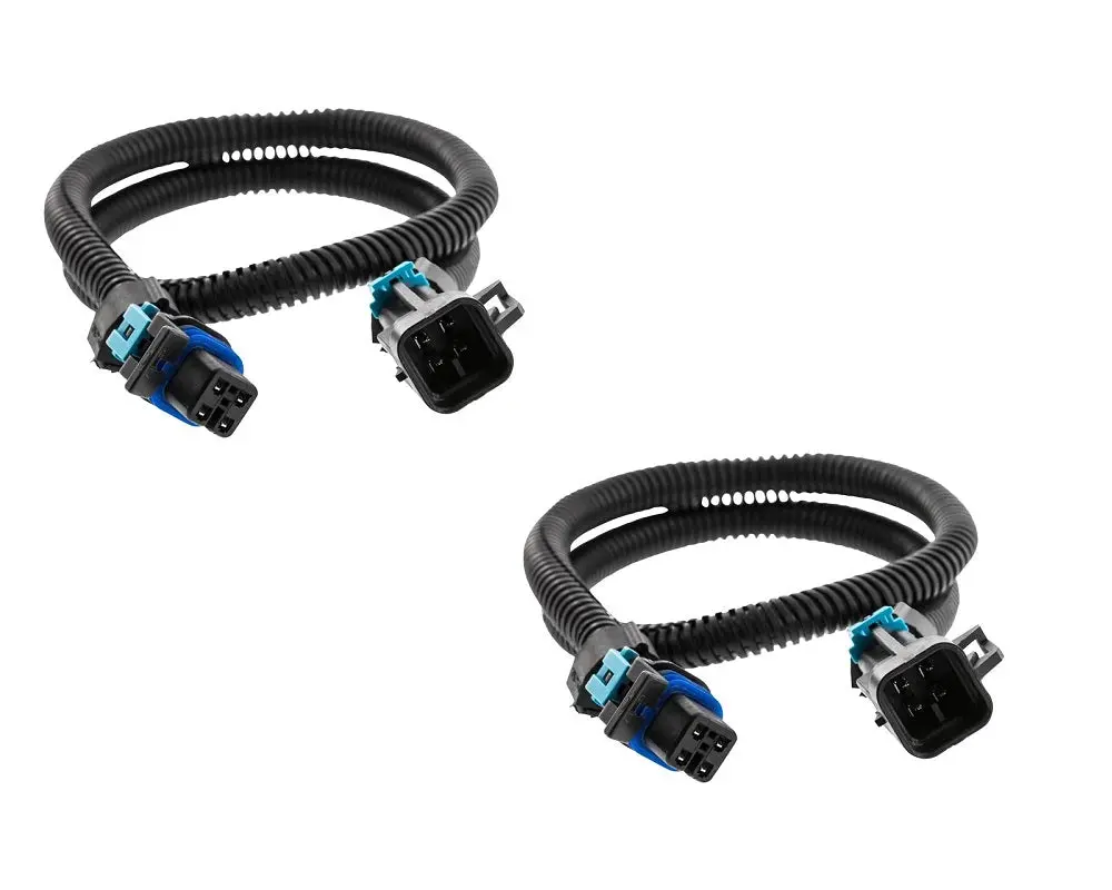 "Pair" Ls1, Lt1 Camaro & Firebird Black Square O2 Extension | (24" Length) 1