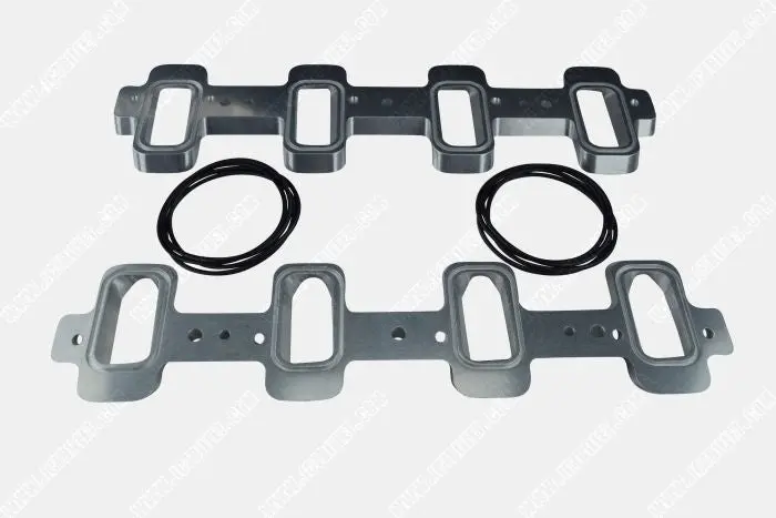 Ict Billet Ls Rectangle Port Cylinder Head To Cathedral Intake Adapters 1