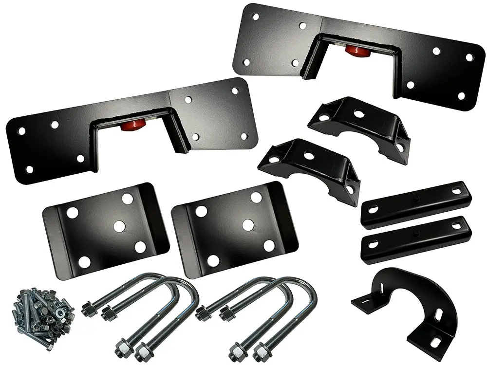 Silverado & Sierra 6" Drop Rear Flip Kit | 1999-2006 (Black) 1