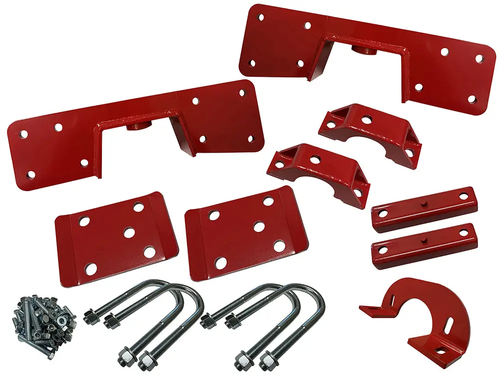 Silverado & Sierra 6" Drop Rear Flip Kit | 1999-2006 (Red) 1