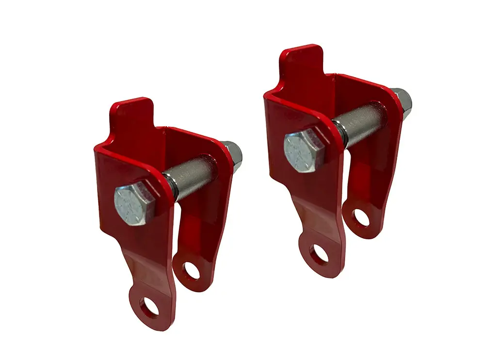 Silverado & Sierra Rear Shock Extensions | 1999-2006 (Red) 1