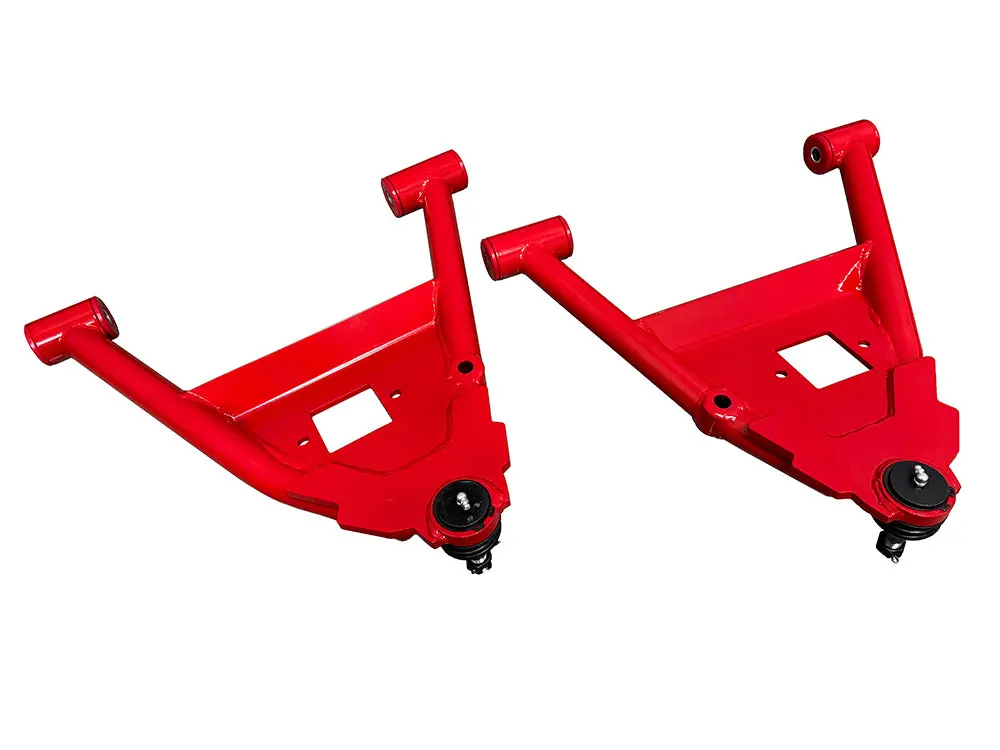 Silverado & Sierra 2" Drop Front Lower A-Arms | 2007-2013 (Red) 1