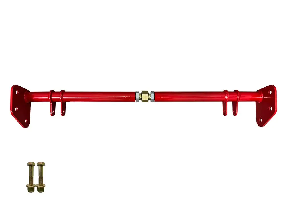 Silverado & Sierra Rear Coil Over Cross-Bar | 1999-2018 (Red) 1