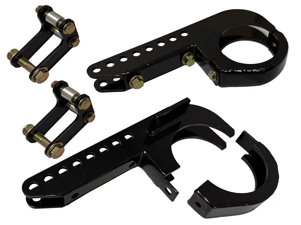Silverado & Sierra Coil Over Axle Brackets (2007-2018) Black 1
