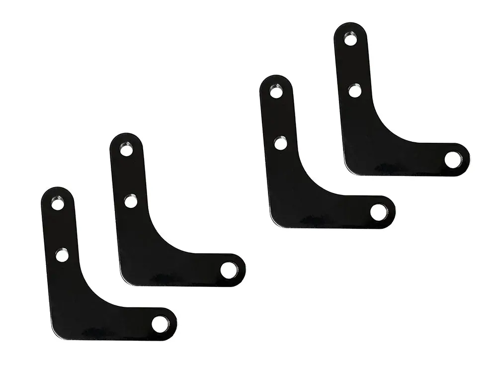 Rear Coil Over Lower Brackets (2" Drop) Black 1