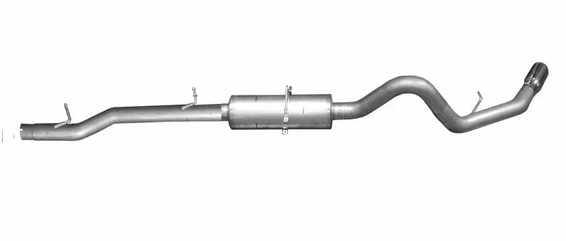 Gibson 03-07 Ford F-250 Super Duty Lariat 6.0L 4In Cat-Back Single Exhaust - Aluminized 1