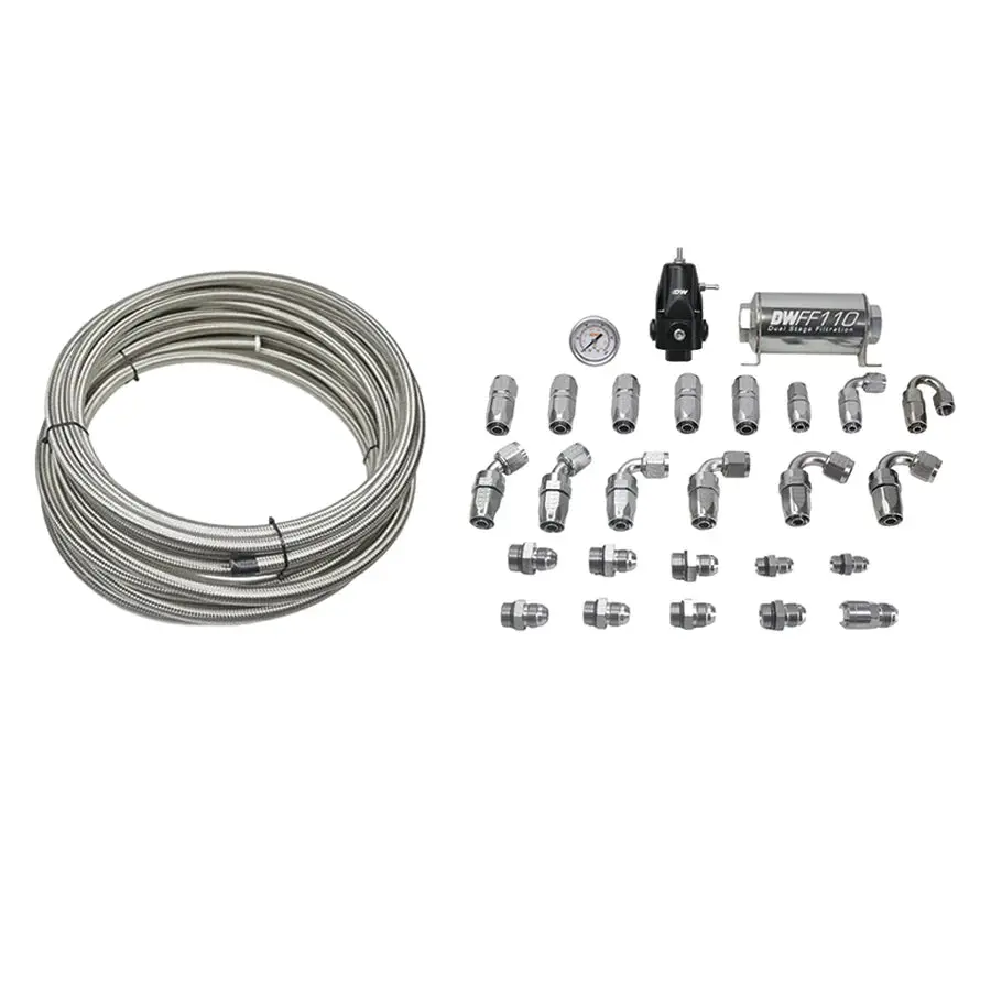 Dw Return Plumbing Kit For 6 Gen Camaro Ss/Zl1, Cts-V3, Ptfe, 8An Feed, 6An Return 1