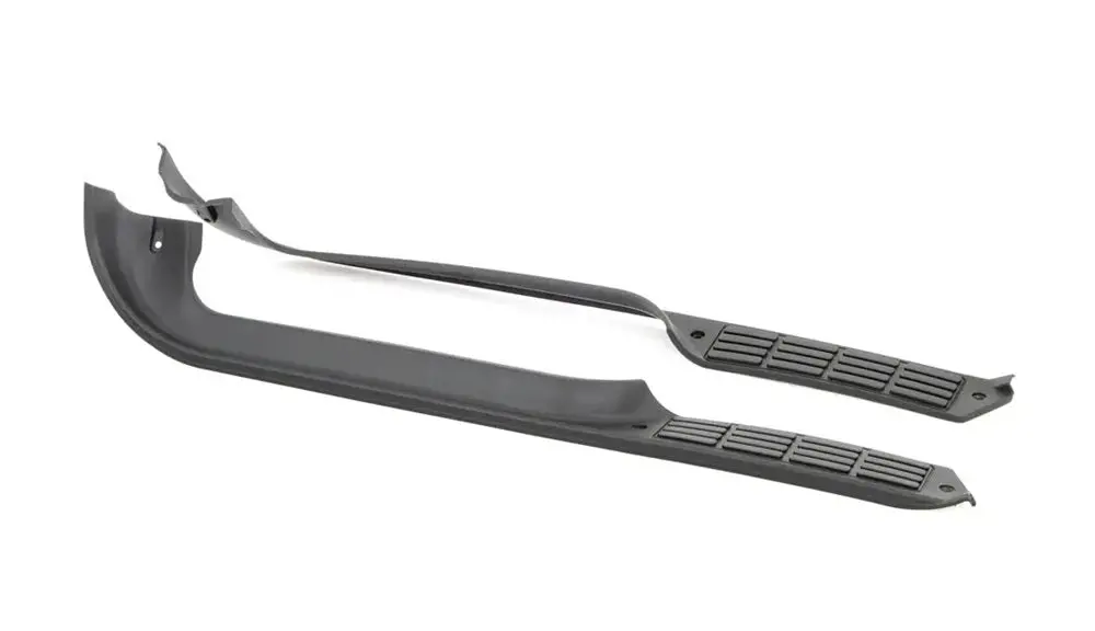 Amd Door Sill Plates - Black Plastic - Lh & Rh Pair | 78-87 Chevy Gmc C/K Squarebody Truck 1