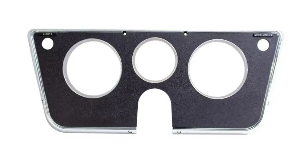 Amd Dash Bezel W/O Gauges - Black / Chrome | 69-72 Chevy Gmc C/K Truck 1