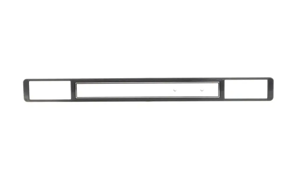 Amd Dash Molding Air Vent Bezel - W/ Ac - Brushed / Black | 78-80 Chevy Gmc C/K Truck Blazer Jimmy Suburban 1