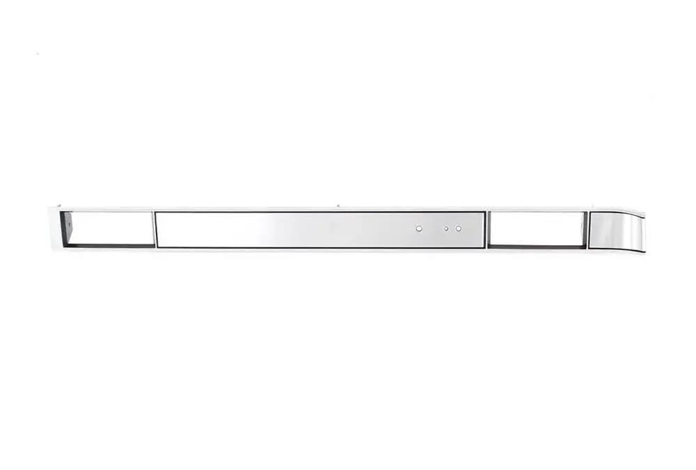 Amd Dash Molding Air Vent Bezel - With Ac - Brushed Aluminum | 81-91 Chevy Gmc C/K Truck Blazer Jimmy Suburban 1