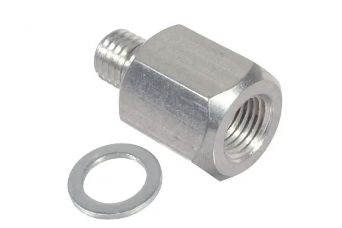 Ict Billet Lt Engine Swap Male M12-1.75 Adapter Female 1/4-18 Npt Oil Pressure Sensor Lt1 1