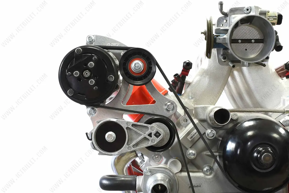 Ict Billet Ls1 Camaro Sanden 7176 Sd7 A/C Air Conditioner Compressor Bracket 1