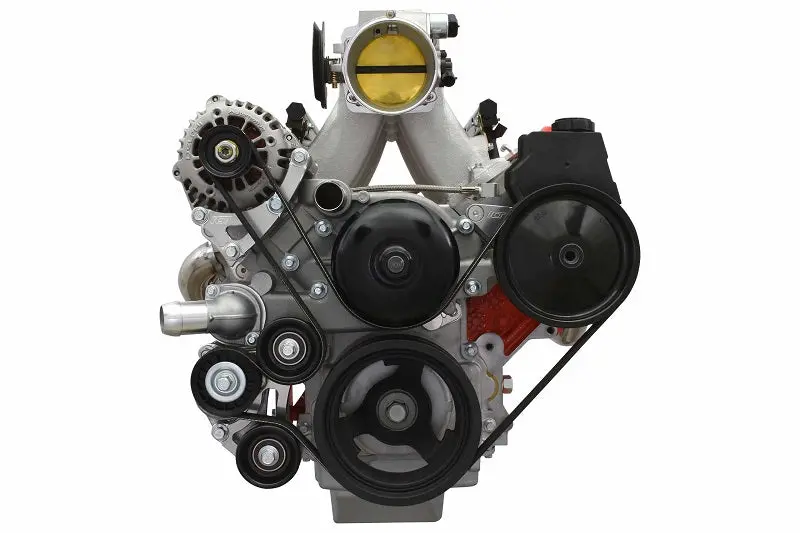 Ict Billet Ls Truck Turbo - Alternator / Power Steering Bracket Kit For Ls1 Ls3 Water Pump 2