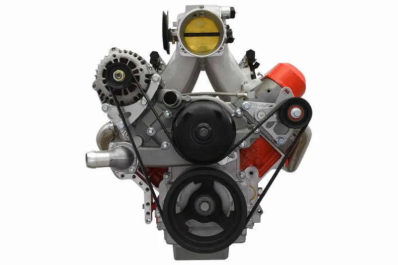 Ict Billet Ls Truck - Alternator & Belt Tensioner Relocation Bracket Turbo Lsx| (Uses Ls1 Wp) 1