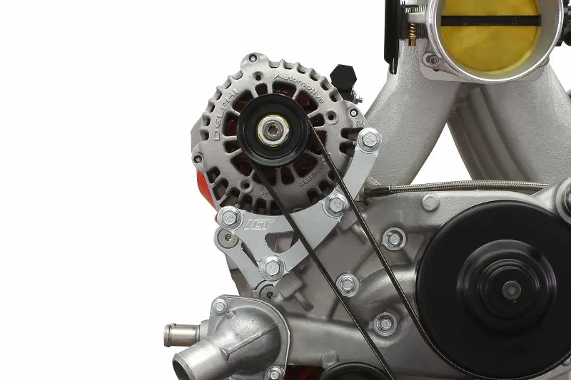 Ict Billet Ls Truck Turbo Alternator Relocation Bracket For Ls3 Ls1 Water Pump 1
