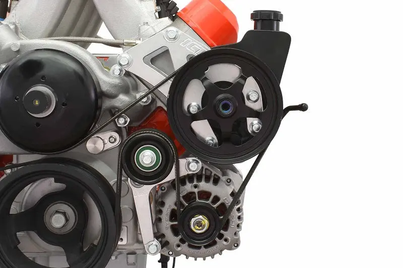 Ict Billet Ls Truck Saginaw Power Steering Pump & Alternator Bracket Kit 1