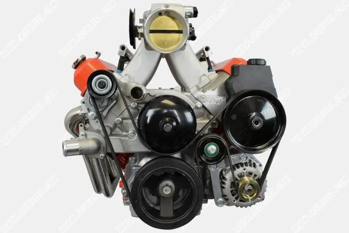 Ict Billet Ls Camaro Low Mount Alternator, Power Steering Pump Brackets Lsx Ls1 Ls6 Billet 1