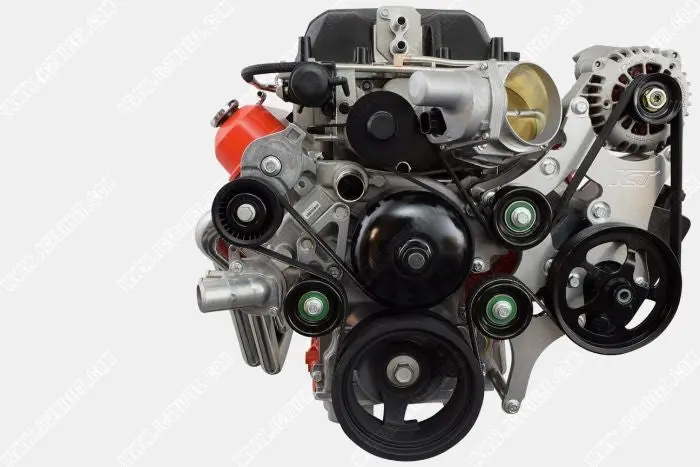 Ict Billet Ls Truck 6 Rib Lsa Supercharger Tensioner / Idler Bracket Kit| Lq4 Lsx 5.3L 6.0L 1