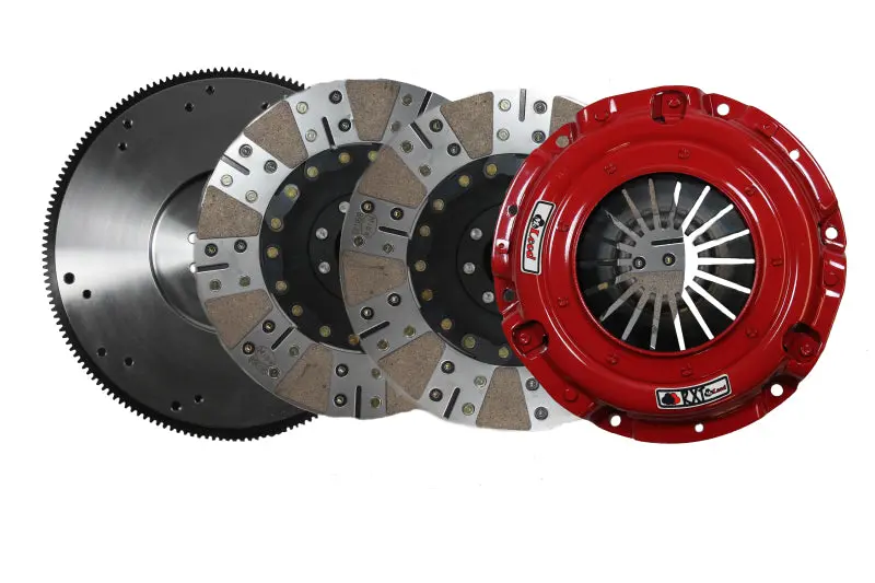 Mcleod Rxt Hd Twin Clutch Assembly For Gm Ls Engines – 1-1/8" X 26" Modular, Zero-Balance, With 168-Tooth Steel 6-Bolt Flywheel 1