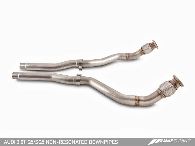 Awe Tuning Non-Resonated Downpipes For Audi Q5/Sq5 (8R) – 3.0T Engine 1