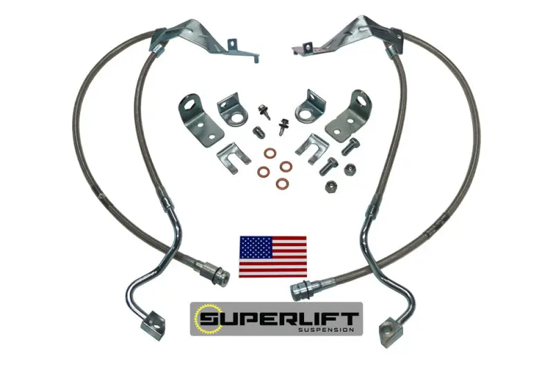 Superlift 4–8 Inch Lift Kit For 2005–2007 Ford F-250/F-350 – Includes Bulletproof Brake Hoses (Pair) 1