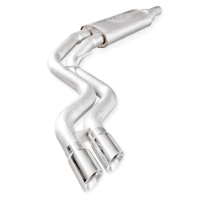 Stainless Works Y-Pipe Mid-Resonator Exhaust For 2011–2014 Ford Raptor – Front Passenger To Rear Tire Exit Routing 1