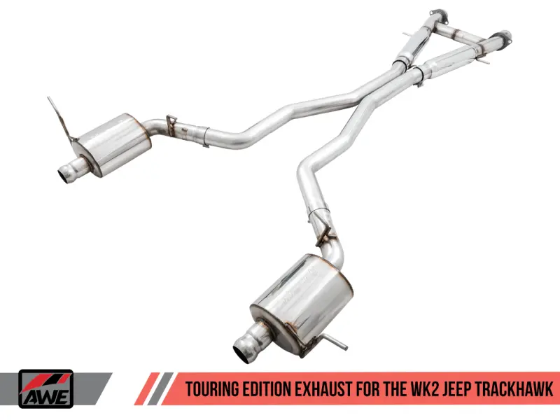 Awe Tuning Touring Edition Exhaust For 2020 Jeep Grand Cherokee Srt And Trackhawk — Designed For Stock Tips 1