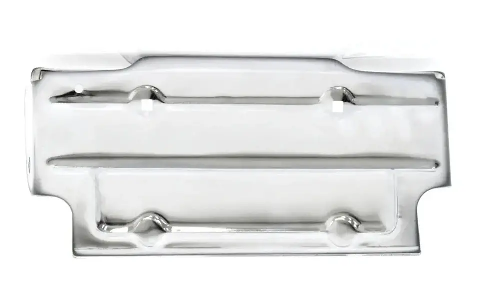 Amd Rear License Plate Bracket - Chrome | 67-87 Chevy Gmc C/K Pickup 67-91 Blazer Jimmy Suburban 1