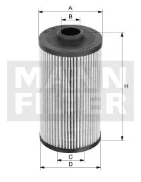 Filtros Mann  Litro Felpa Y Carton Bfp811-Fbfp811 1