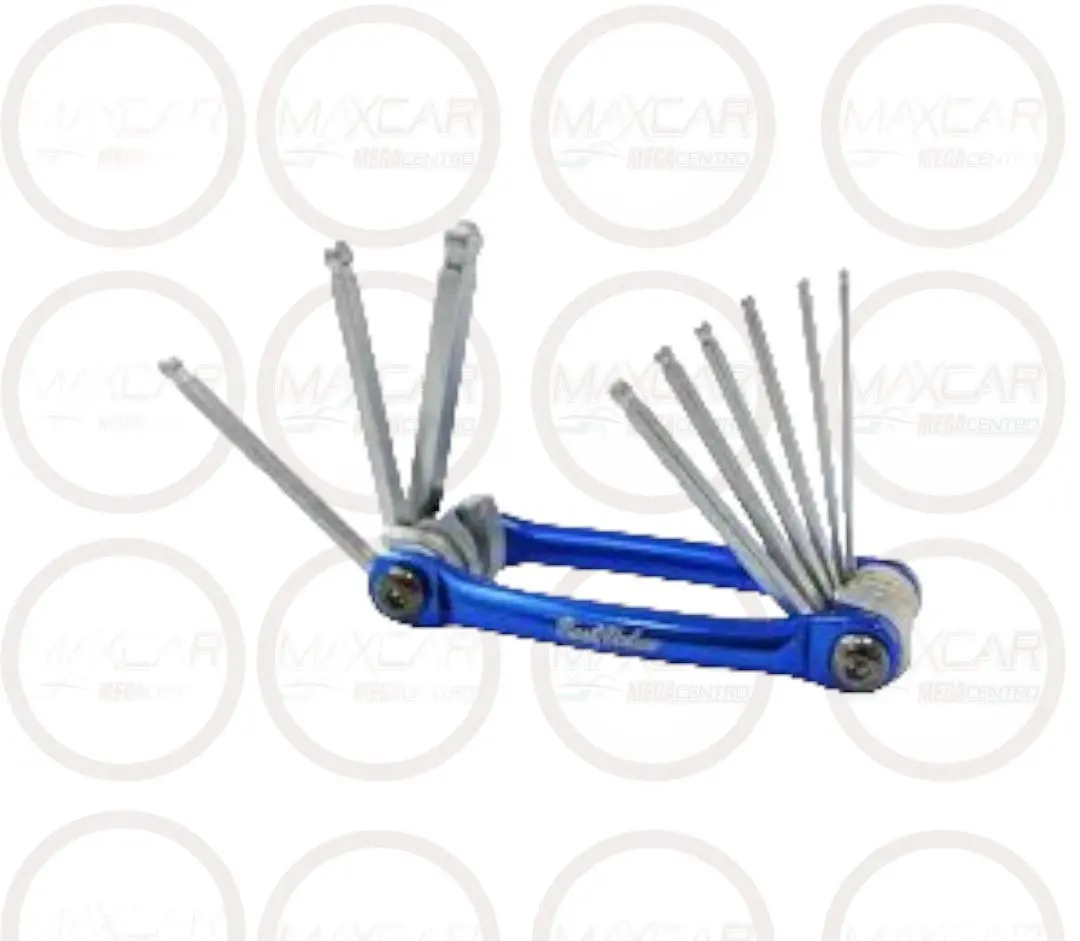 Juego 9 Llaves Hexagonal Best Value H420395 1/16 A 1/4 Mango Aluminio  - Jh420395 1