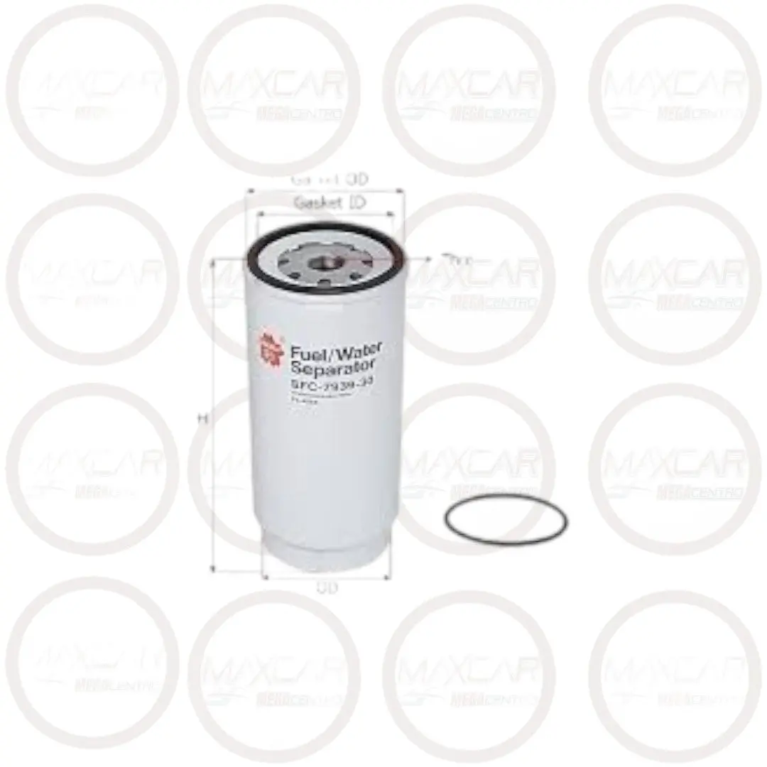 F.Afs420 Filtro Combustible Hk Uc4023c Wechai Faw Foton Auman (Sfc7939-30) Con Visor Y Sensor 1