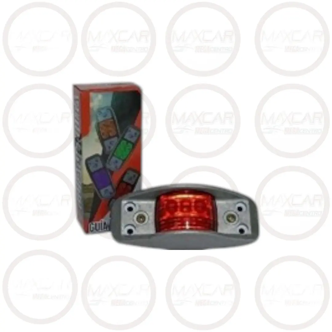 Far.Cu31 Cucuya Bm Universal Led Blindada B/Antimonio Rojo Fijo/Flasheo 12/24V 1