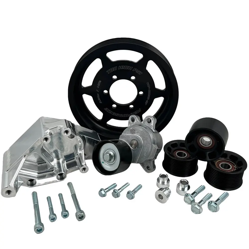 Camaro/Ctsv - Lt1/Lt4 10 Rib Supercharger Drive Package| Includes +15% Or +28% Lower Pulley 1