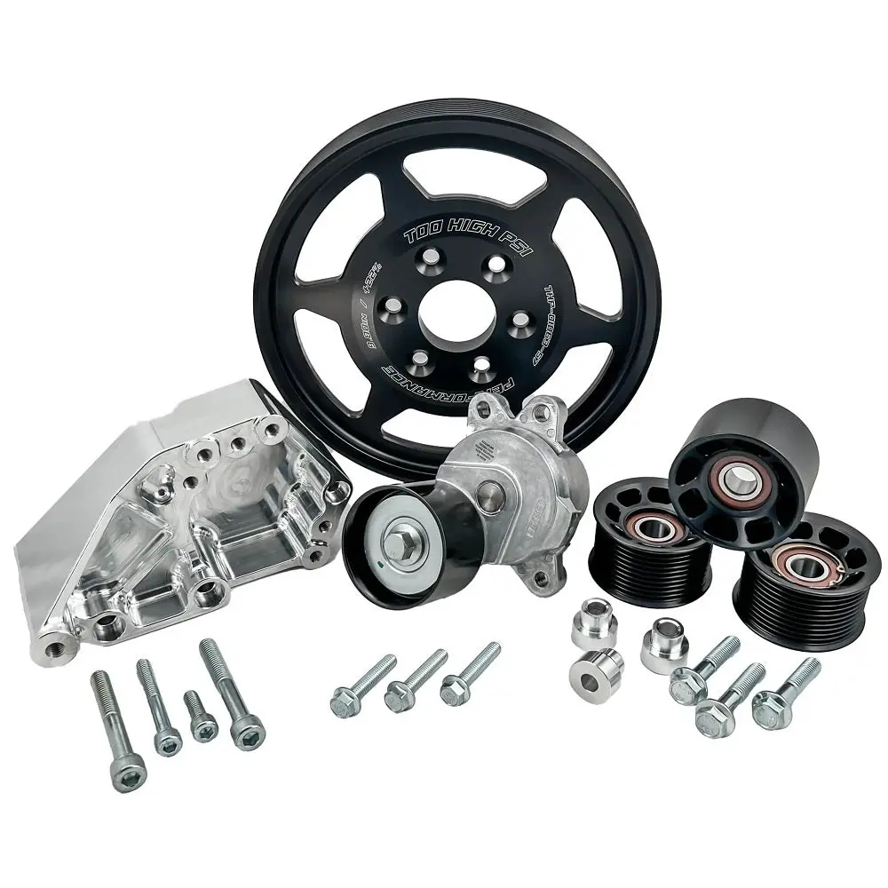 C7 Corvette - Lt1/Lt4 10 Rib Supercharger Drive Package| Includes +15% Or +22% Lower Pulley 1