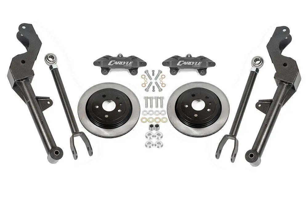 G8/Ss Sedan 15" Conversion Kit By Carlyle Racing| Solid Rotors, Black Calipers 1