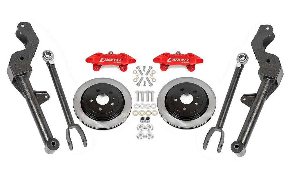 G8/Ss Sedan 15" Conversion Kit By Carlyle Racing| Solid Rotors, Red Calipers 1