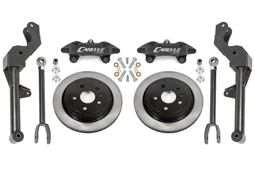 5Th Gen Camaro 15" Conversion Kit By Carlyle Racing| Solid Rotors, Black Calipers 1