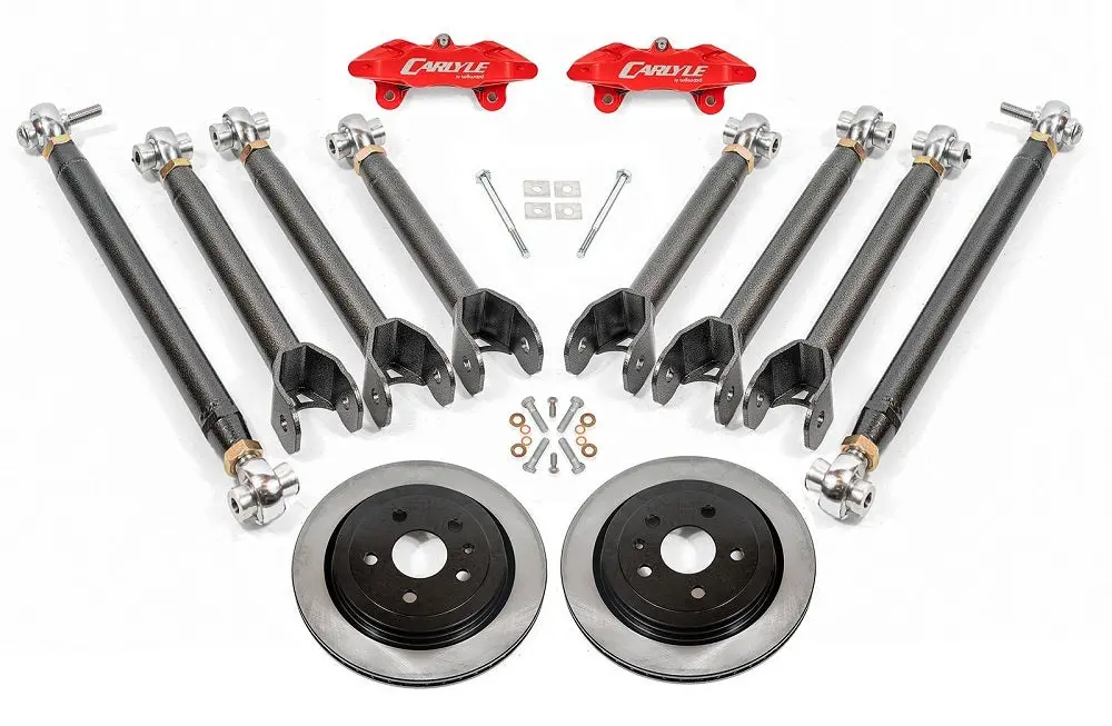 6Th Gen Camaro 15" Conversion Kit By Carlyle Racing| Solid Rotors, Red Calipers 1
