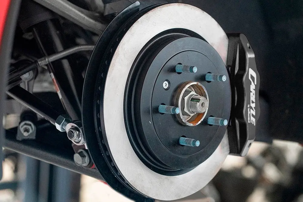 C7 17" Conversion Kit By Carlyle Racing| Solid Rotors, Black Calipers 2