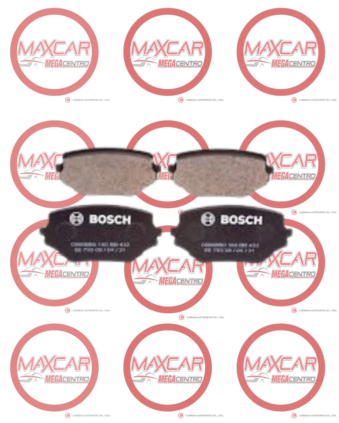 Pastilla Freno Bosch D680 Grand Vitara 5P 99-01 (0986Bb0160) - Pbd680 1